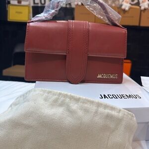 Jacquemus Red Leather Clutch